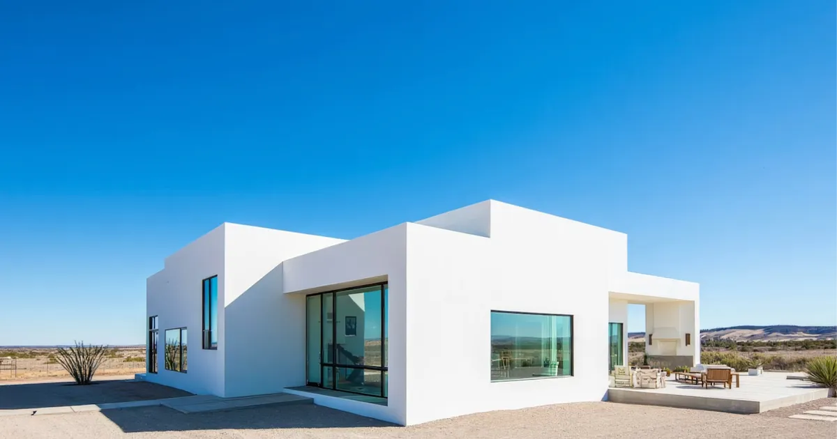 Modern home interior with overlaid system diagrams for energy, climate, and spatial planning.